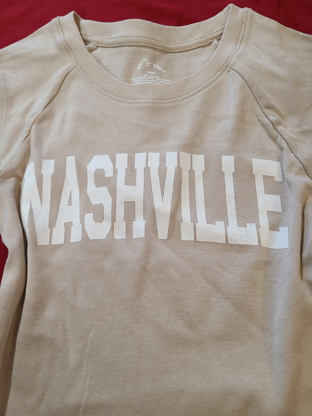 art class Cream Nashville Sweatshirt for Kids